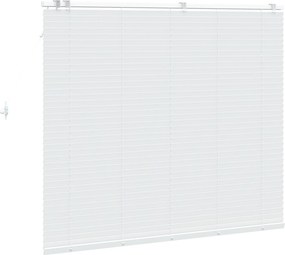 vidaXL Βενετσιάνικη Σκίαση Λευκό 145 x 130 εκ 35 mm