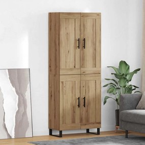 vidaXL Highboard Artisan Oak 69,5 x 34 x 180 εκ. Επεξεργασμένο ξύλο