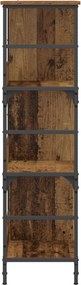 vidaXL Ράφι Βιβλίων 4 επιπέδων 78,5 x 33 x 117,5 εκ. μέταλλο PB