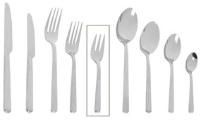 Πιρουνάκι Γλυκού Fortune CUS308K12 14,7cm Silver Espiel Stainless Steel