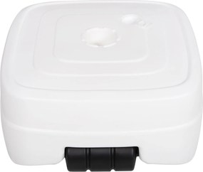 ΠΛΑΣΤΙΚΗ ΒΑΣΗ ΟΜΠΡΕΛΑΣ ΜΕ ΡΟΔΑ SOLBAS HM6113.01 ΛΕΥΚΗ- ΚΟΝΤΑΡΙ 33/50mm 46,5x23,5Υ