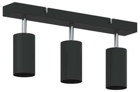 vidaXL Σποτ οροφής Μαύρο 38 x 5.5 x 16.5 εκ Ατσάλι