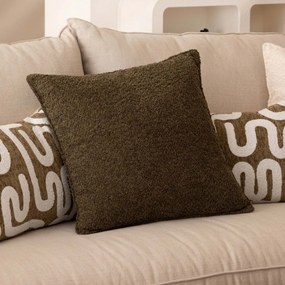 Διακοσμητικό Μαξιλάρι Μπουκλέ (45x45) A-S Soana Khaki 204403D
