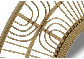 Τοίχο καθρέφτη Home ESPRIT Φυσικό Scandi 80 x 2 x 80 cm