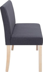 vidaXL Παγκάκι Σκούρο Γκρι 139,5 εκ. από Πολυεστέρα