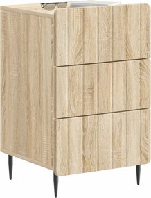 vidaXL Κομοδίνο Sonoma Δρυς 43x 41 x 68 εκ Επεξεργασμένο Ξύλο