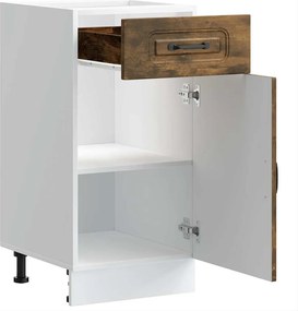 vidaXL ντουλάπι βάσης κουζίνας Kalmar Καπνιστή δρυς Επεξεργασμένο Ξύλο