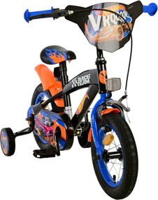 Hot Wheels 12 Inch 21,5 cm Boys Coaster Brake Black/Orange