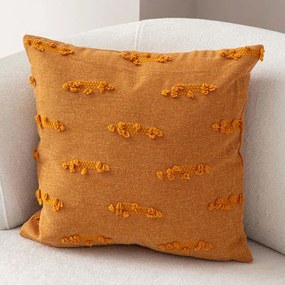 Μαξιλαροθήκη Διακοσμητική Tuffet 881PCR1666 Orange Aberto Design 43X43 Πολυέστερ