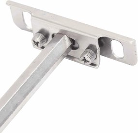 vidaXL Πλωτά στηρίγματα ραφιών 12 τεμ. Ø12x100 χιλ. Ανθρακοχάλυβας