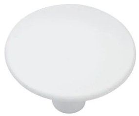 Roline 693 Πόμολο Eπίπλου από Ζάμακ Λευκό Φ34mm