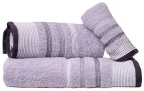 Πετσέτα Προσώπου (50x100) Viopros Χαβάη 580gsm Γκρι