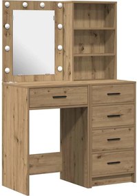 vidaXL Τραπέζι περιποίησης 2 pcs Καφέ 50 x 41 x 135 εκ