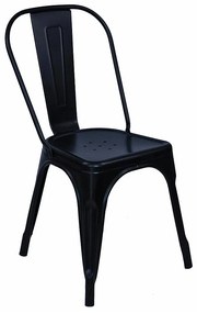Καρέκλα RELIX Μαύρο Μέταλλο 44x49x84cm