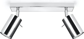 Sollux Φωτιστικό οροφής Ring 2,ατσάλι,2xGU10/40w