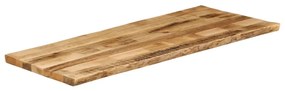 vidaXL Επιφάνεια Τραπεζιού 140x60x3,8 εκ. Live Edge Μασίφ Ξύλο Μάνγκο