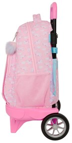 Σχολική Τσάντα με Ρόδες Glow Lab Ροζ 33 x 45 x 22 cm