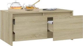 vidaXL Τραπεζάκι Σαλονιού Sonoma Δρυς 90x50x41,5 εκ. Επεξ. Ξύλο