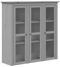 vidaXL Μπουφές BODO Γκρι 115,5x43x200,5 εκ. από Μασίφ Ξύλο Πεύκου