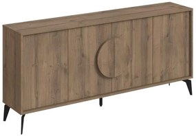 Μπουφές Gora σε απόχρωση ανοιχτό καρυδί 180x35.6x82εκ 180x35.6x82 εκ.