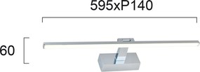 Φωτιστικό Μπάνιου LED Viokef Jasper 4234900