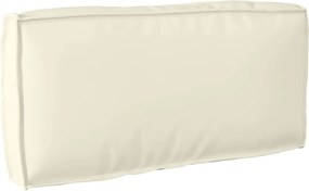 vidaXL Μαξιλάρι Κρεμ 80 x 40 x 12 cm Ύφασμα Όξφορντ