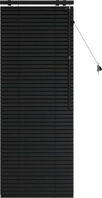 vidaXL Βενετσιάνικη Σκίαση Μαύρο 60 x 160 εκ. 35 mm