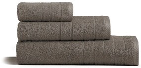 Πετσέτα Fresca Brown Melinen Face 50x90cm 100% Cotton Foam