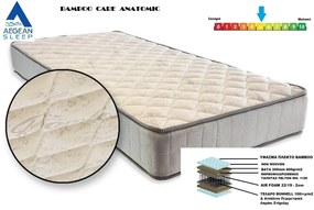 Στρώμα Ανατομικό AegeanSleep BAMBOO CARE ANATOMIC 140x190x023cm New Model 2024
