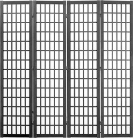 VEVOR Room Divider Japanese Wall Divider 4 Panel Screen for Room Separation
