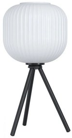 Φωτιστικό Επιτραπέζιο Mantunalle 99369 Black-White Eglo Metal, Glass