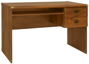 Τραπέζι γραφείου Boston B101, Με συρτάρια, Με ράφι πληκτρολογίου, Αριθμός συρταριών: 2, 78x120x65cm, 40 kg, Δρυς | Epipla1.gr