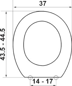 Elvit Ιθακη Bahama Duroplast 0011 - Κάλυμμα Λεκάνης