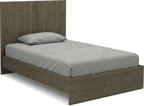 Κρεβάτι Troy Megapap χρώμα καρυδί 120x200εκ.