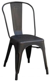RELIX καρέκλα Μεταλλική Antique Black 45x51x85 cm Ε5191,10
