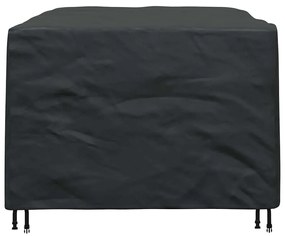 vidaXL Κάλυμμα επίπλων Μονόχρωμο Μαύρο 180 x 150 x 85 εκ. 420D