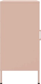 vidaXL Ντουλάπι Ροζ 36 x 39 x 79 εκ. από Χάλυβα
