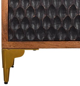 Έπιπλο Τηλεόρασης Amrita Fylliana Καφέ 140x40x55 εκ. 140x40x55 εκ.