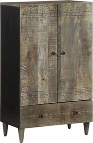vidaXL Highboard 60x33x100 cm μασίφ ξύλο Mango