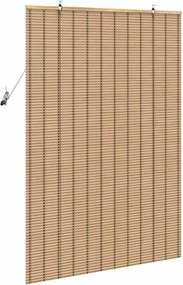 vidaXL Ρόλερ με κουρτίνες Φύση 120 x 160 cm Μπαμπού