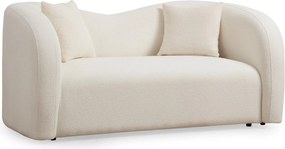 Καναπές Διθέσιος 170x76x75εκ Asos Χρώμα Cream