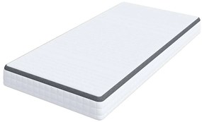 vidaXL Στρώμα Λευκό και Γκρι 90 x 190 cm Σαμπρέλα Bonell