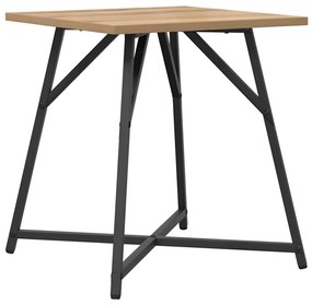 vidaXL Σετ βοηθητικά τραπεζάκια 2 pcs Δρυς Artisan και Μαύρο
