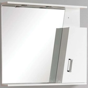 Καθρέπτης Μπάνιου Με Ντουλάπι Fino Creso 15-7002 Ι 78x67cm White Gloria PVC