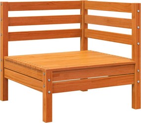 vidaXL Corner Sofa 3-θέσιο Solid Pine Wood Κερί Παλαίωσης 3-Seater