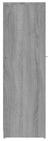 vidaXL Ντουλάπι Μπάνιου Γκρι Sonoma 30x30x95 εκ. Επεξεργασμένο Ξύλο