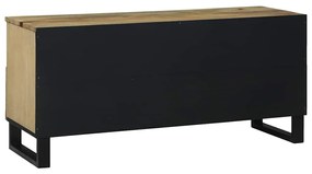 vidaXL Κάβα Τηλεόρασης Καφέ 100 x 33 x 46 εκ Μασίφ ξύλο μάνγκο