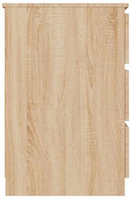 vidaXL Γραφείο Sonoma Δρυς 140 x 50 x 77 εκ. από Επεξ. Ξύλο
