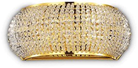 Φωτιστικό Τοίχου-Απλίκα Pasha' 082288 25,5x12x11,5cm 3xG9 40W Gold Ideal Lux