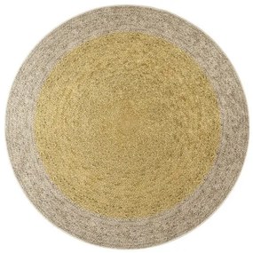 Beauty Home Ροτόντα 90x90 Jute Art 9131 Μπεζ,Κίτρινο